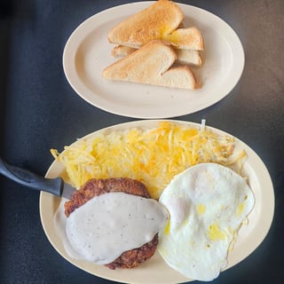 Chicken Fried Steak & Eggs