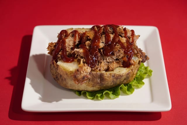 Pulled Pork Baked Potato.