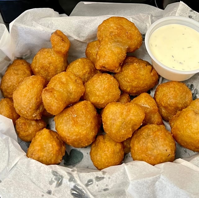 Breaded Mushrooms.