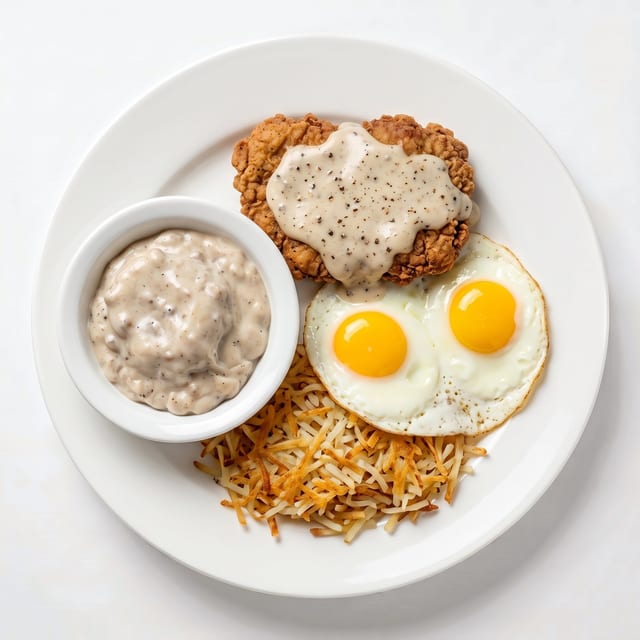 Fried Chicken & Eggs.