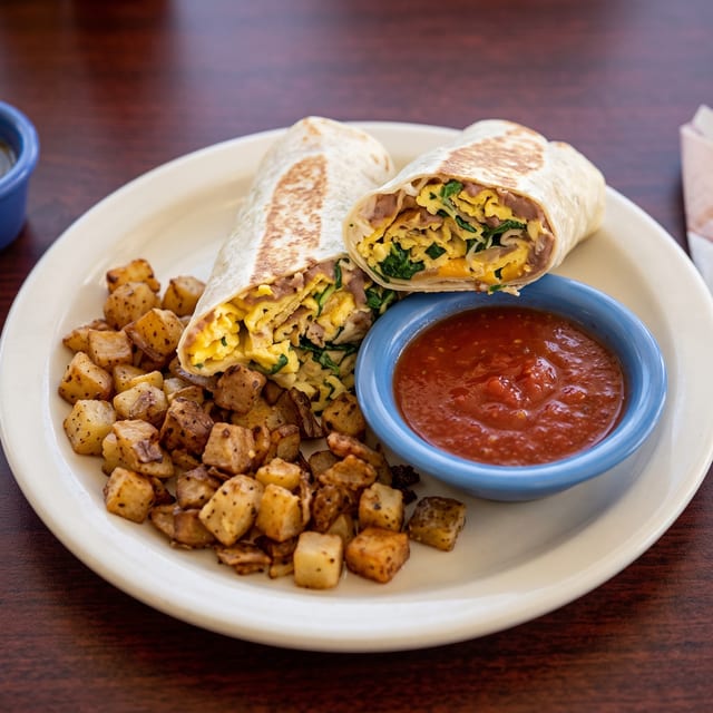David's Breakfast Burrito.