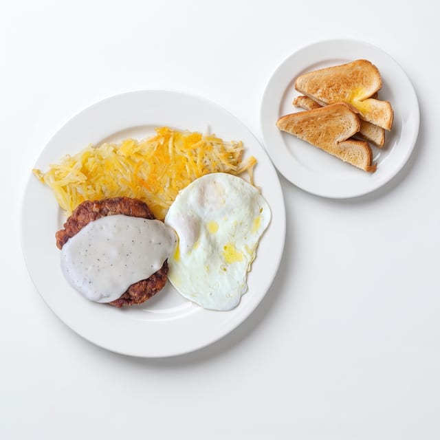 Chicken Fried Steak & Eggs.
