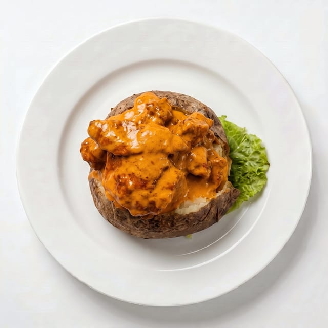 Kick'en Chicken Baked Potato.