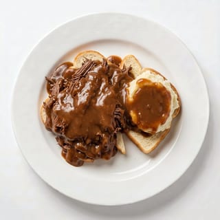 Open Faced Roast Beef Sandwich